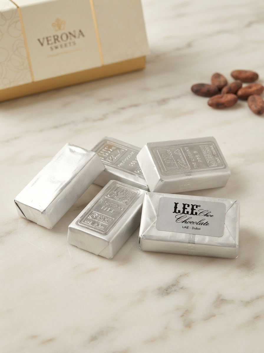LEE Choklad – silverbarrformad