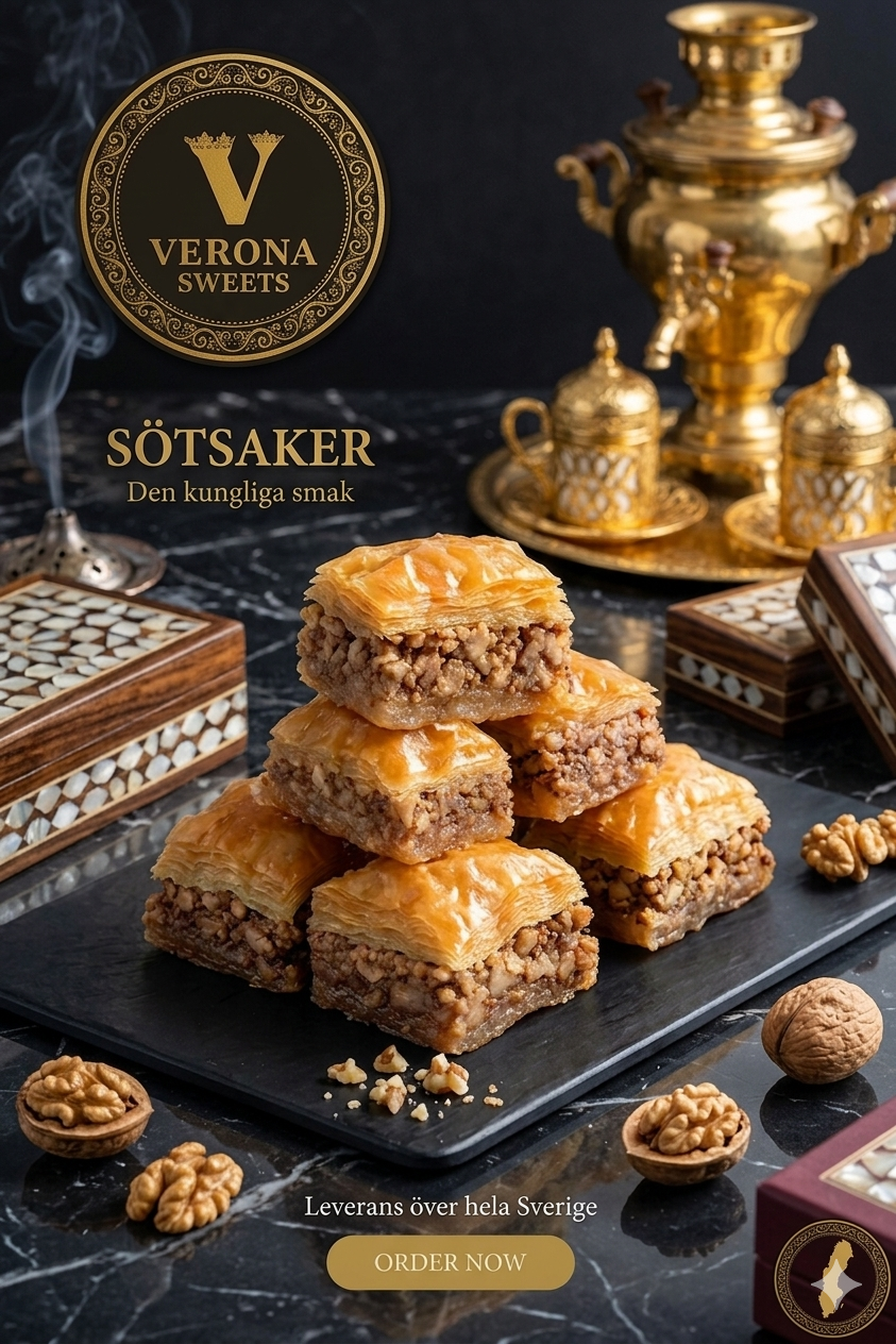 Köp baklava online -Färsk dagligen i kalmar/ svergie 
